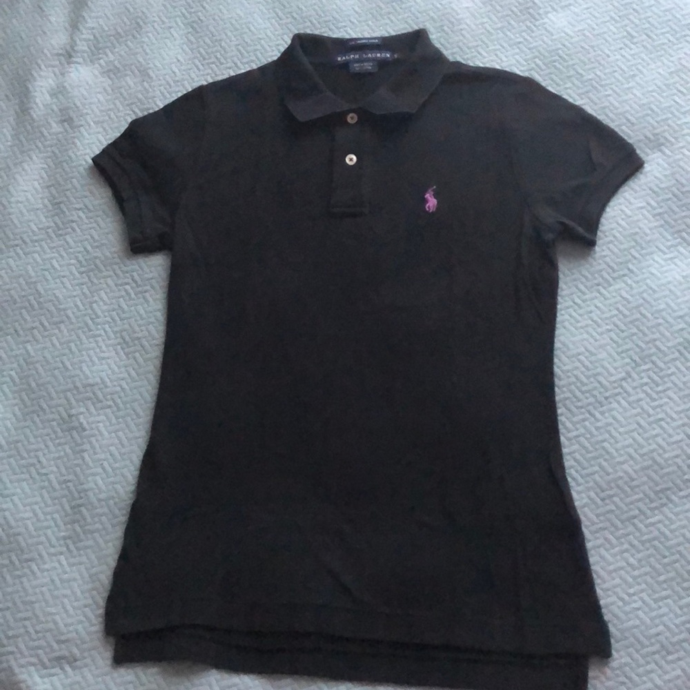 Ralph Lauren | Black Skinny Fit Polo